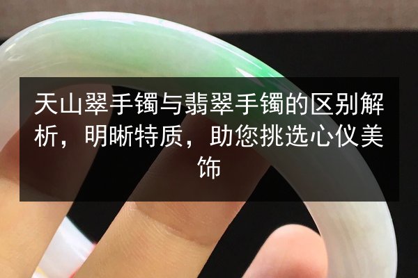 天山翠手镯与翡翠手镯的区别解析，明晰特质，助您挑选心仪美饰